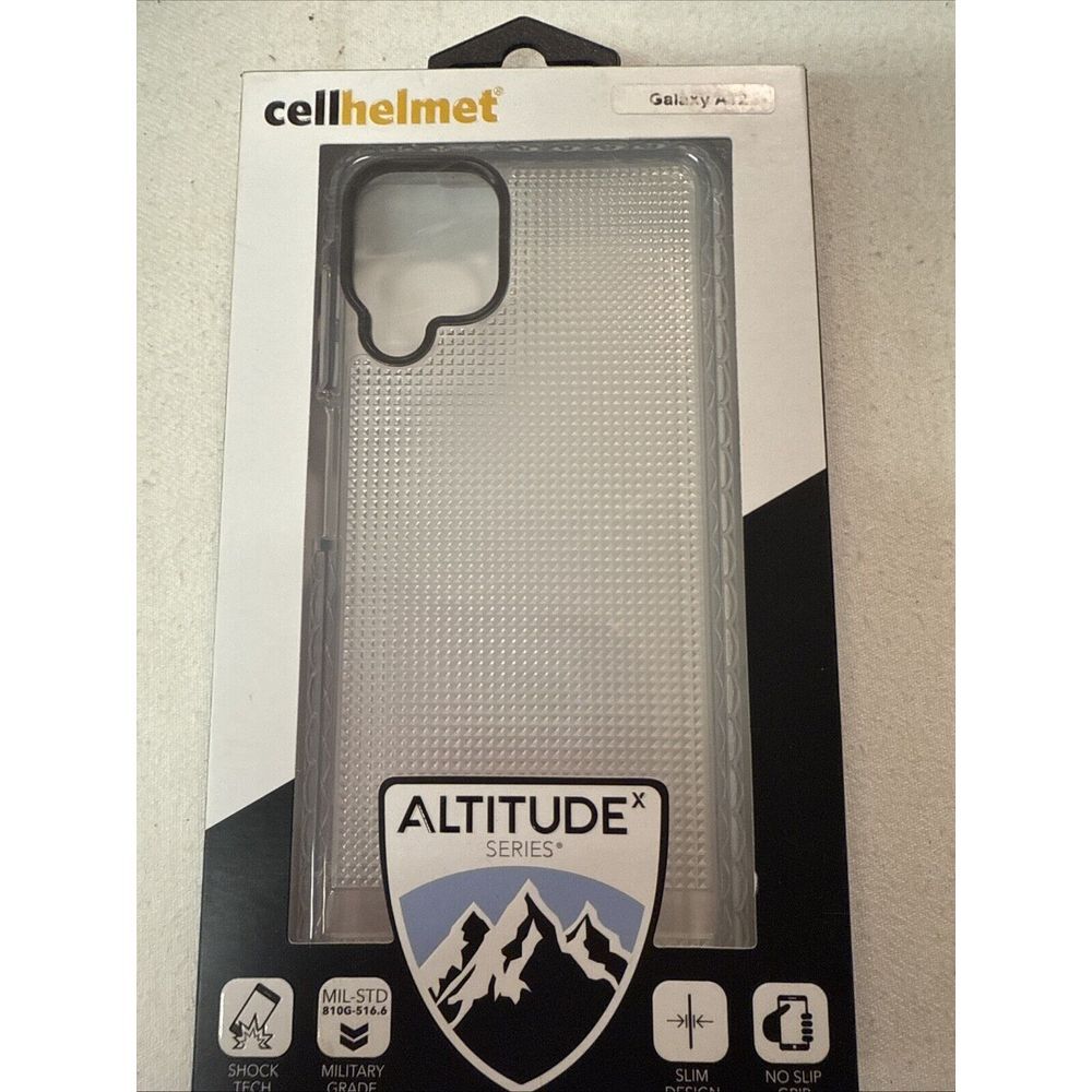 cellhelmet Altitude X Series Case for‎ Samsung Galaxy A12 - Clear, Nib